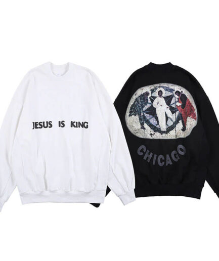Jesus Is King Casual Long Sleeve Shirt