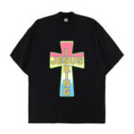 Kanye West AWGE for JIK Cross T-shirt Black