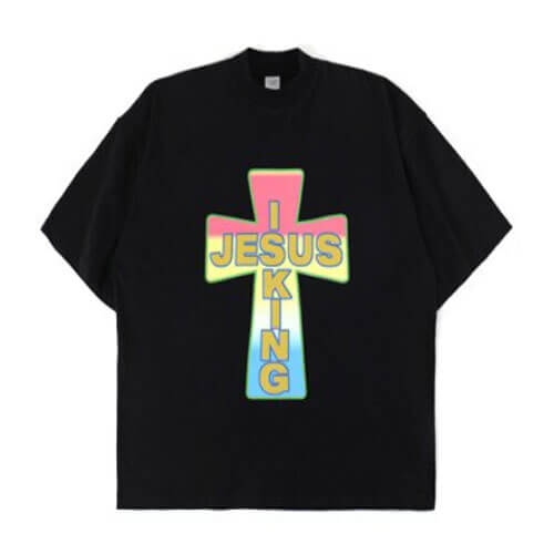 Kanye West AWGE for JIK Cross T-shirt Black