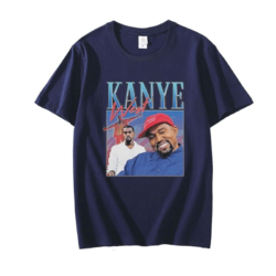 Kanye West Homage Unisex T Shirt Blue