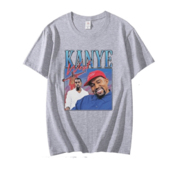 Kanye West Homage Unisex T Shirt Gray