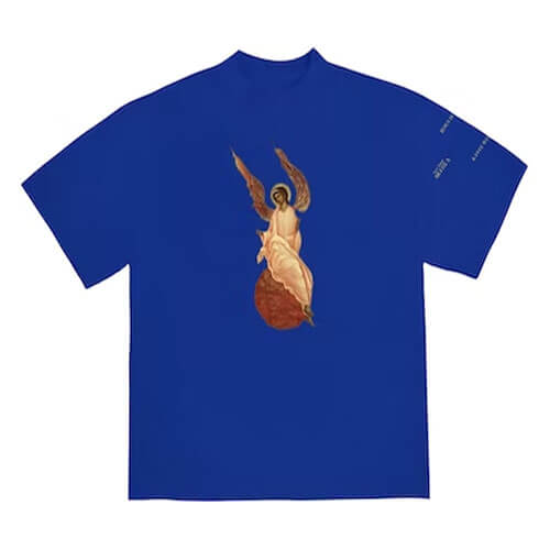 Kanye West Jesus Is King Archangel I T-shirt Blue