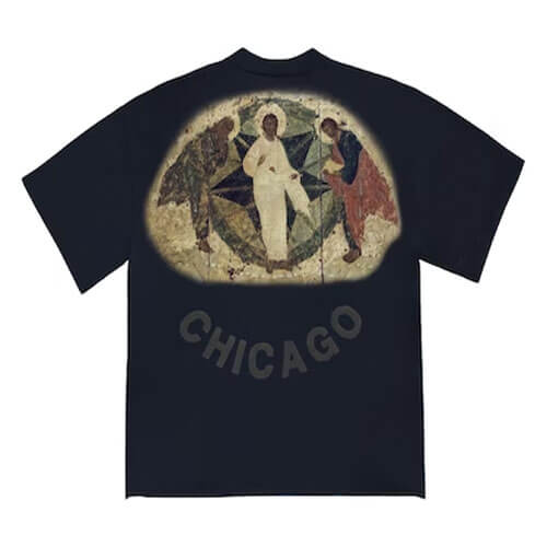 Kanye West Jesus Is King Painting T Shirt Back