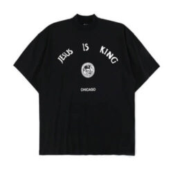 Kanye West 'Jesus is king' Chicago Seal T-shirt Black