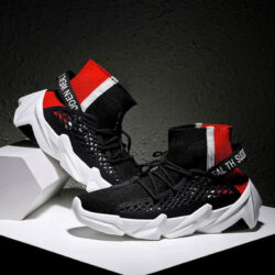 Hip Hop Mens Chunky Sneakers Sock Shoes