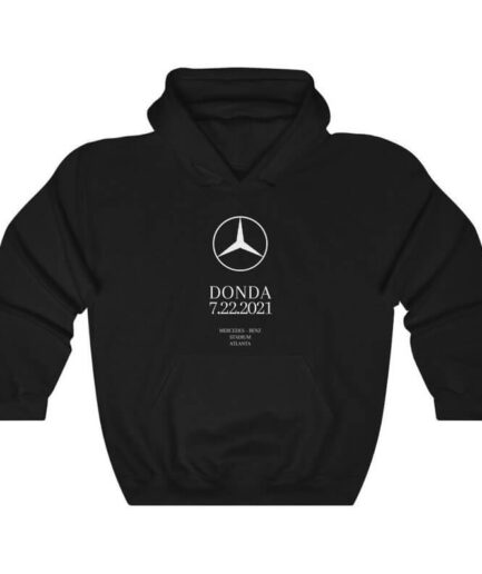Kanye West DONDA hoodie Atlanta listening party Mercedes Benz stadium