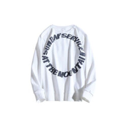 Kanye West Sunday service white sweatshirt