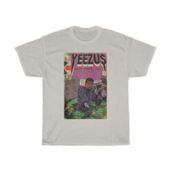 KanyeWest Yeezus Comic Book Art T-Shirt gray