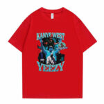 Kanye West Yeezus Tee Shirt Red