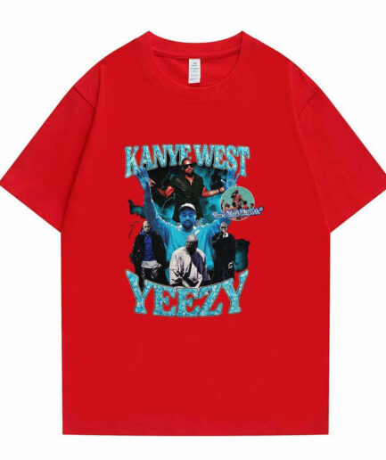 Kanye West Yeezus Tee Shirt Red