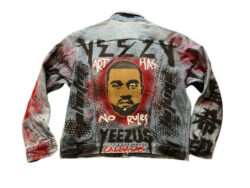 Kanye West yeezus denim jacket tour