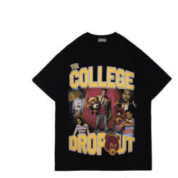 Kanye west college dropout black Tshirt