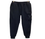 kanye west black logo trouser