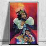 kanye west j cole k.o.d poster