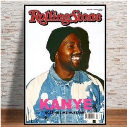 kanye west rolling stone poster