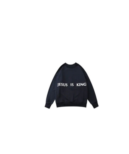 king kanye west simple black sweatshirt