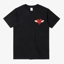 Kanye 808s Heartbreak Heart Essential T-Shirt Black