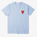 Kanye 808s Heartbreak Heart Essential T-Shirt Light Blue