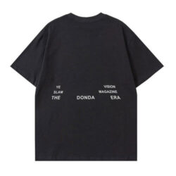 Kanye West Ye Donda Magzine Shirt Black Back
