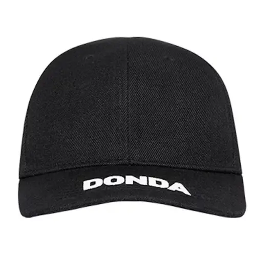 Kanye West Donda Chicago Listening Event Hat Black front Kanye West Donda Chicago Listening Event Hat Black front