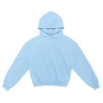 Kanye West & Drake Free Hoover Hoodie Light Blue front