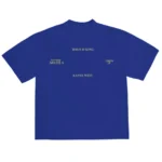 Kanye West Jesus Is King Vinyl I T-shirt Blue