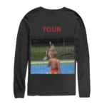 Kanye West Saint Pablo Kim Tennis Longsleeve T-Shirt Black