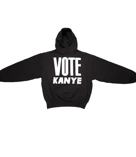 Kanye West Vote Kanye Hoodie Black
