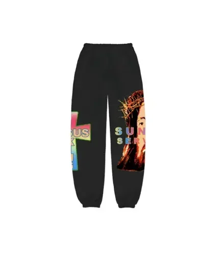 Kanye West AWGE for JIK Cross II Sweatpants Black
