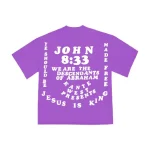 Kanye West CPFM for JIK II T-shirt Purple back