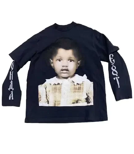 Kanye West Donda Chicago Listening Event House Layered Longsleeve Black