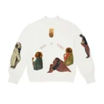 Kanye West Jesus Is King Cross I Crewneck White