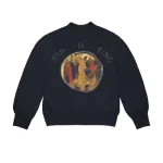 Kanye West Jesus Is King Painting I Crewneck Navy
