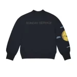 Kanye West Sunday Service Gold Detroit Crewneck Navy