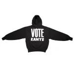 Kanye West Vote Kanye Hoodie Black back